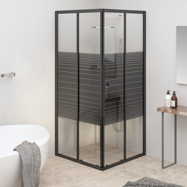 Belfry Bathroom Framed Aluminium Shower Door Wayfair.co.uk